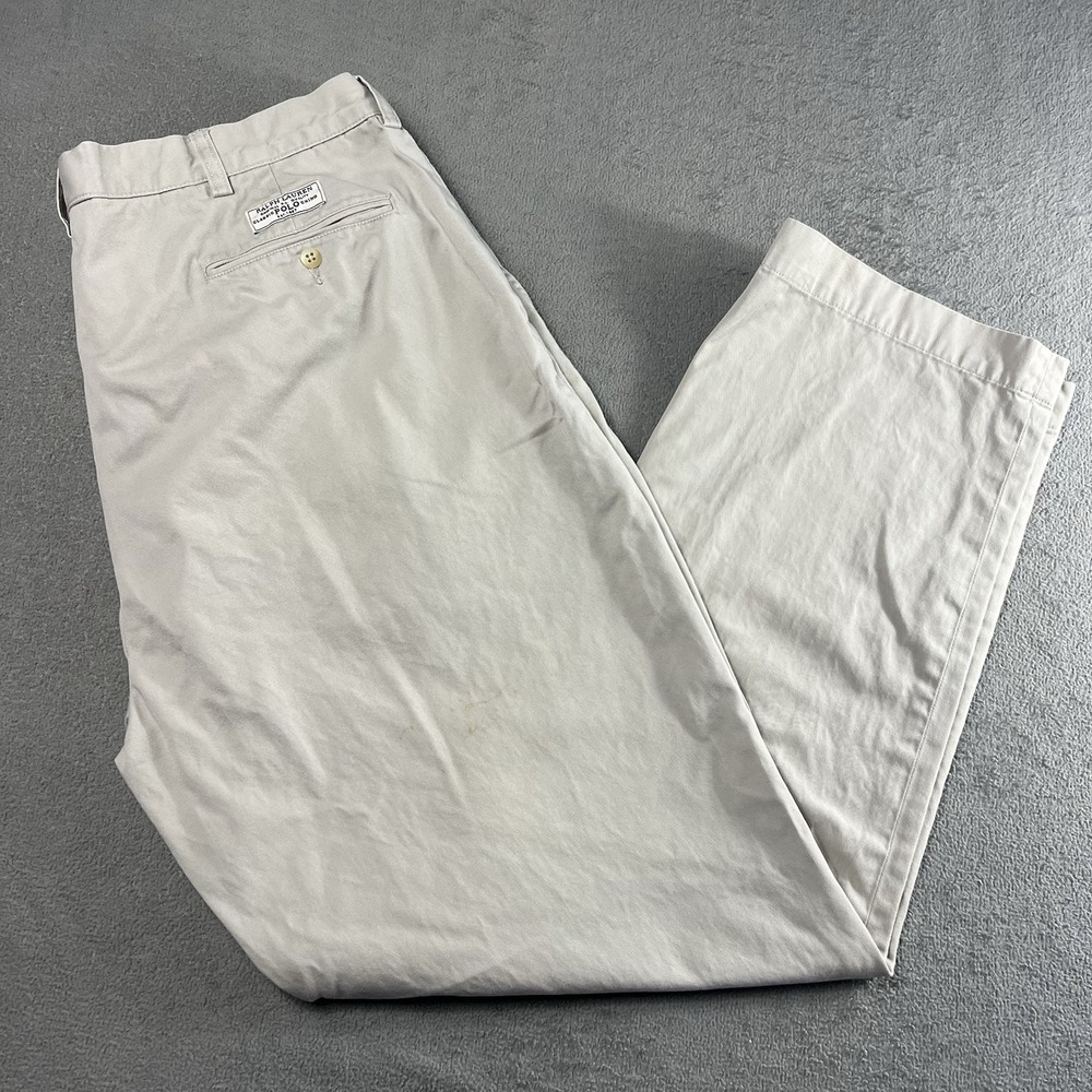 Polo Ralph Lauren Prospect Pant Chino Khaki Tan 100% Cotton 40x32